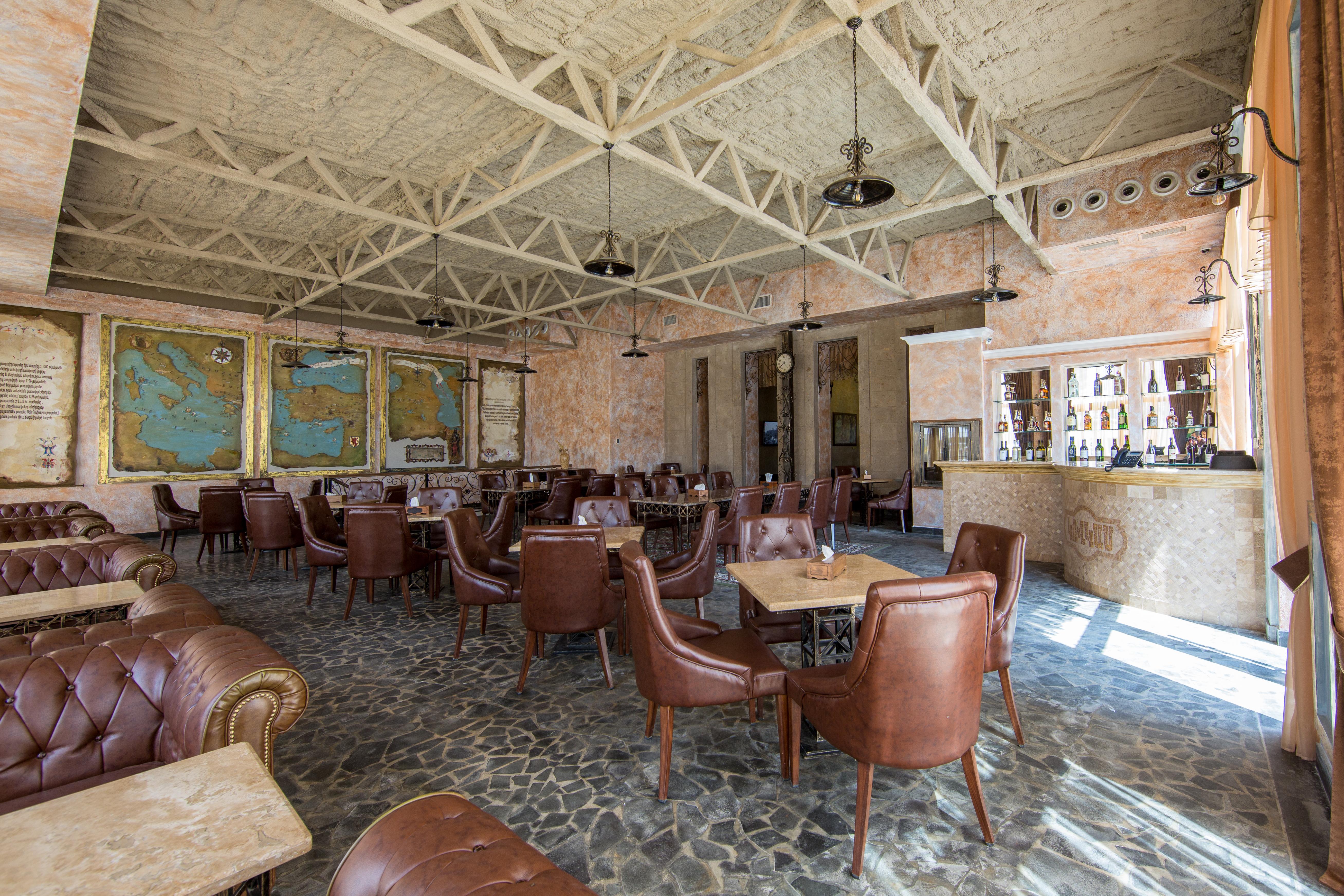 Caucasus Hotel Kasagh Luaran gambar The interior of the restaurant