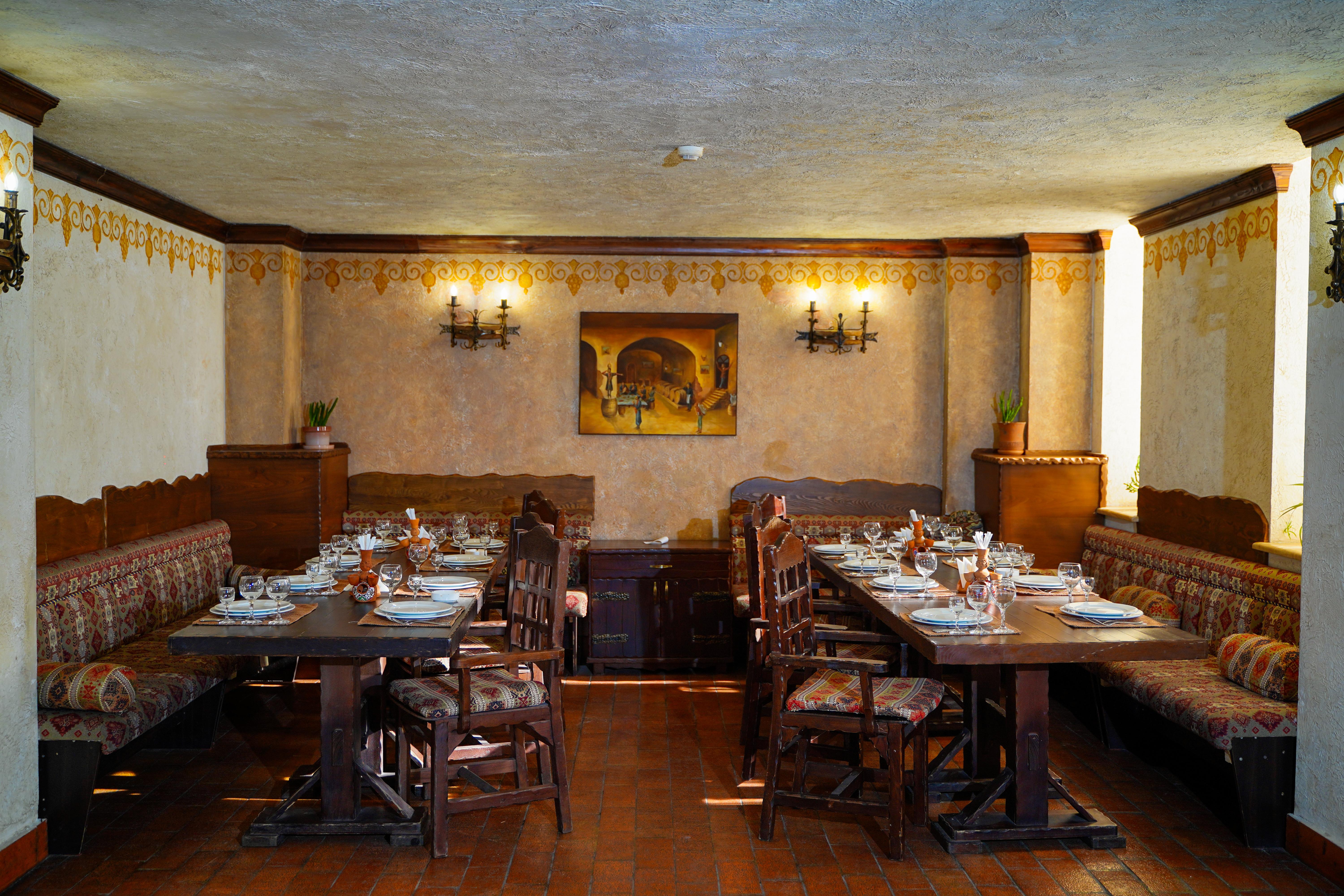 Caucasus Hotel Kasagh Luaran gambar Restaurant in the hotel